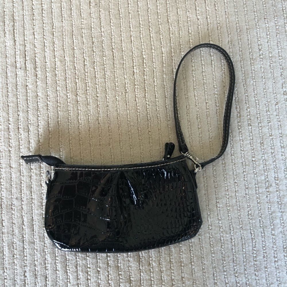 Liz Claiborne Small Black Handbag/Wristlet